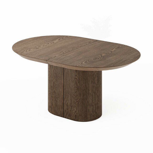 Раздвижной обеденный стол Гиртаб S коричневого цвета