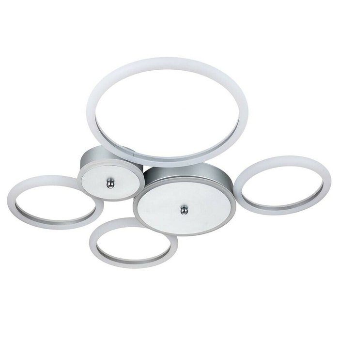 Потолочная люстра Saturn 10268/6LED Silver (акрил, цвет белый) - купить Потолочные люстры по цене 13440.0 Потолочная люстра Saturn 10268/6LED Silver (акрил, цвет белый) - купить Потолочные люстры по цене 13440.0