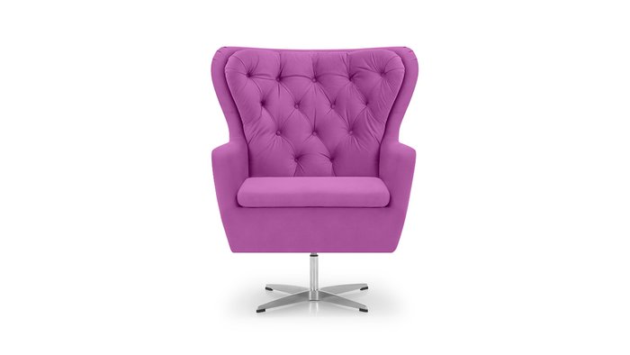 Кресло Дерби 2 пурпурного цвета - лучшие Интерьерные кресла в INMYROOM