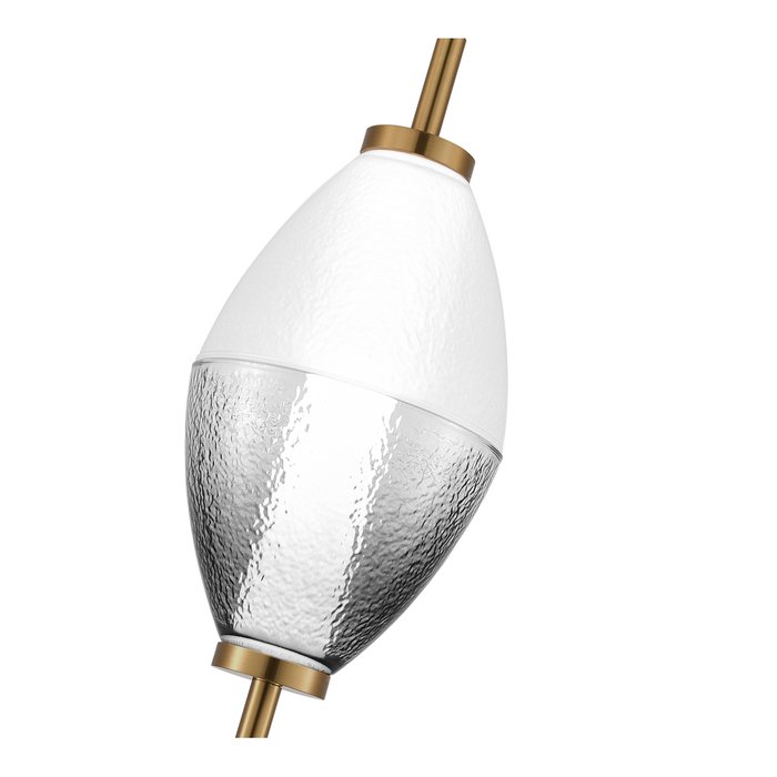 Светильник подвесной ST-Luce Черный/Белый, Дымчатый LED 1*8W 3000K ICE - лучшие Подвесные светильники в INMYROOM