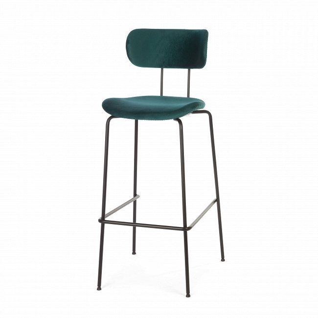 Барный стул Pedigree зеленого цвета