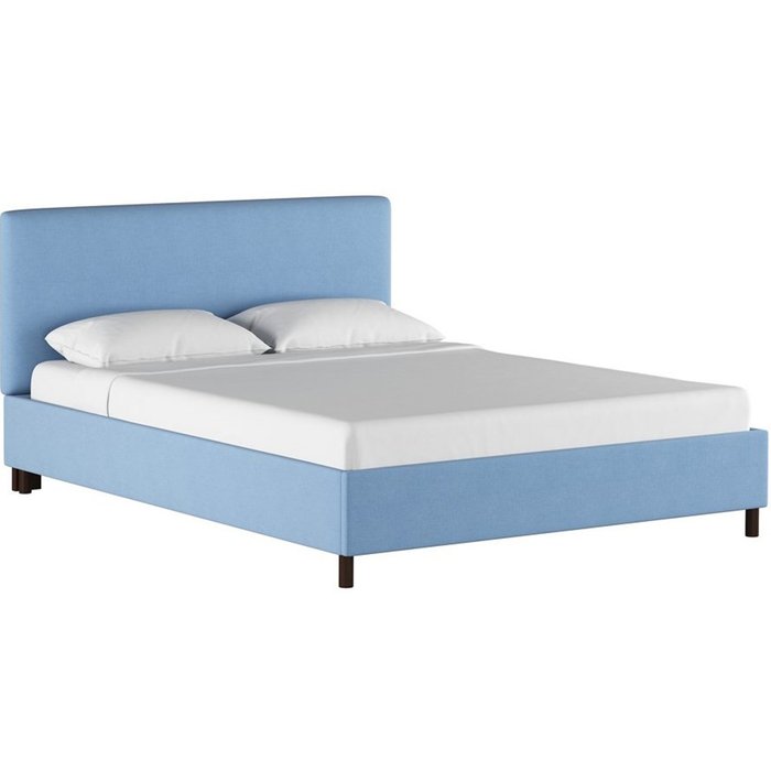 Кровать Novac Platform Blue голубого цвета 160х200 - купить Кровати для спальни по цене 56000.0