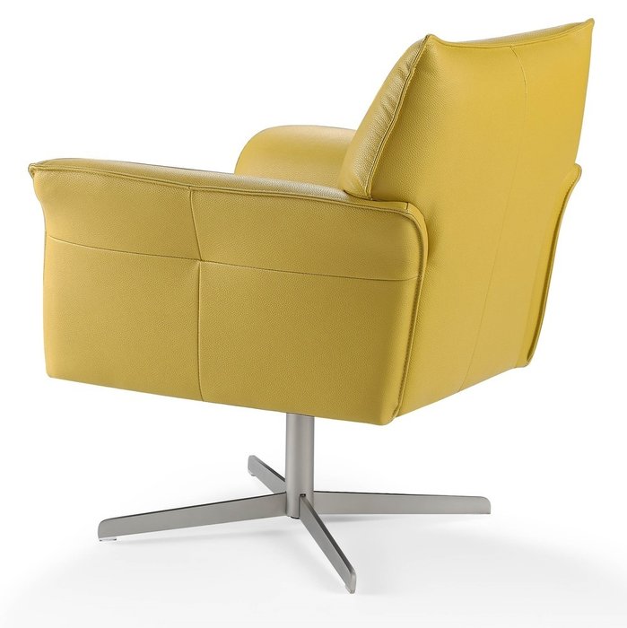 Поворотное кресло желтого цвета - лучшие Интерьерные кресла в INMYROOM