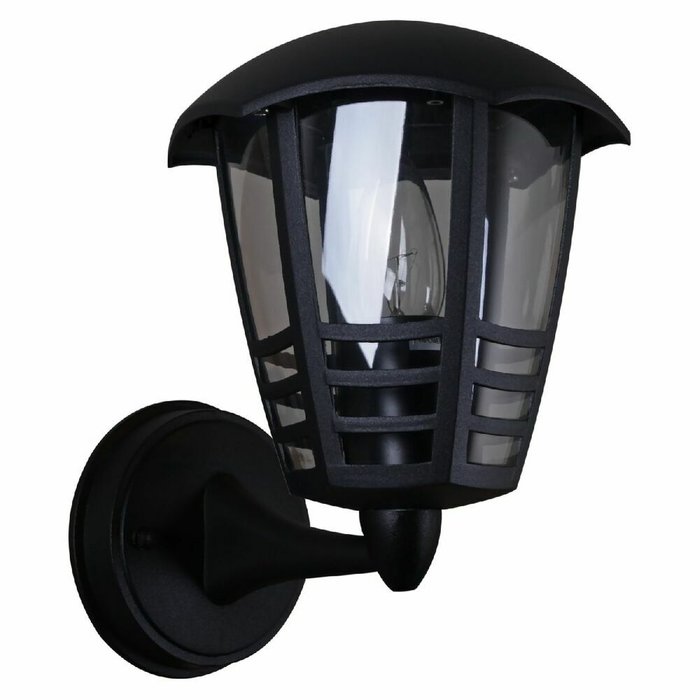 Уличный настенный светильник 08303-9.2-001SJ BK черного цвета - купить Настенные уличные светильники по цене 2430.0