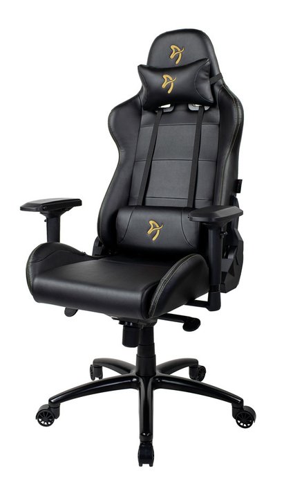 Кресло игровое Gold logo черного цвета 