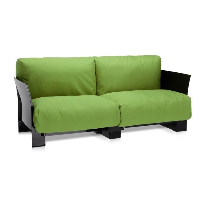 Диван Pop двухместный зеленого цвета - купить Прямые диваны по цене 299690.0