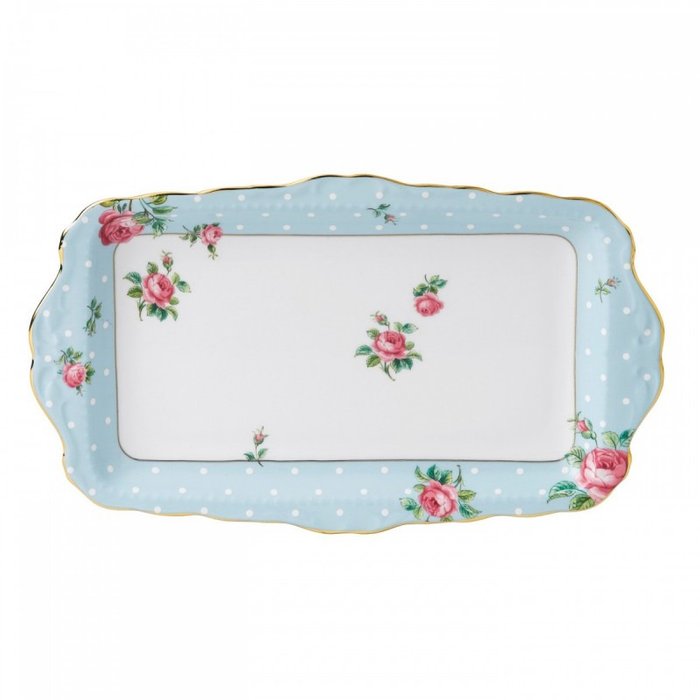 Поднос для сэндвичей Polka Blue