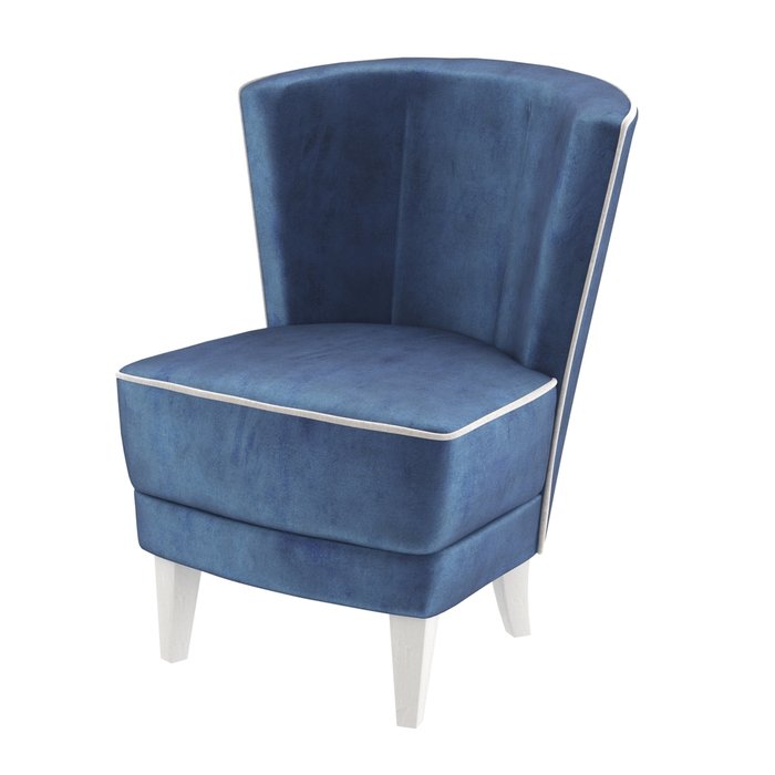 Кресло Rubia синего цвета