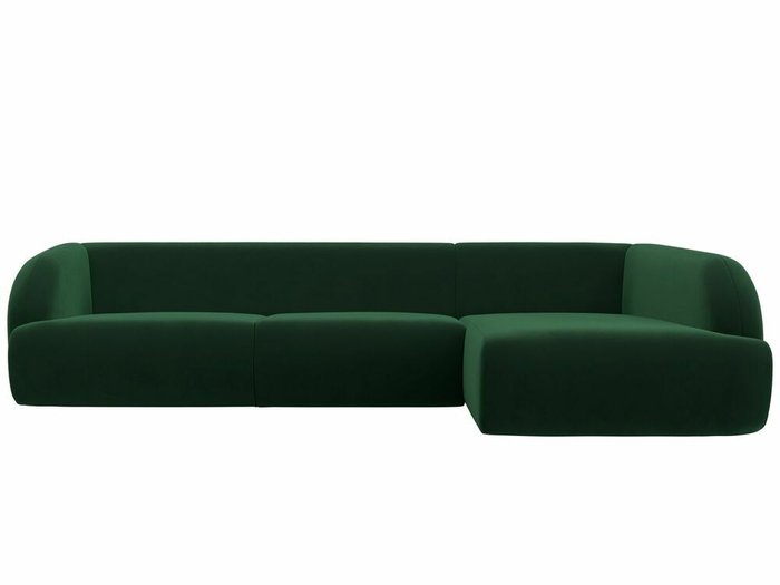 Угловой-диван Лига 041 темно-зеленого цвета правый угол - купить Угловые диваны по цене 82999.0