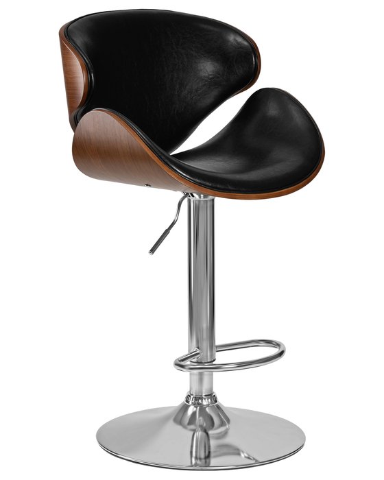 Стул барный Karter черно-коричневого цвета - купить Барные стулья по цене 15380.0