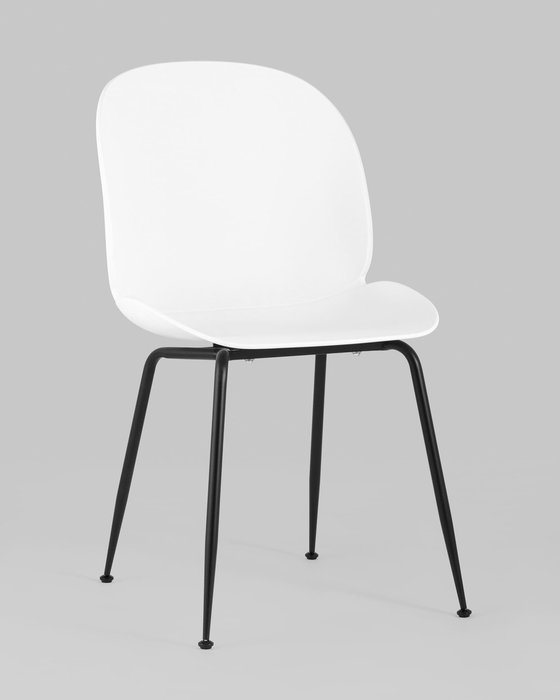 Стул Beetle пластик белого цвета - купить Обеденные стулья по цене 21980.0