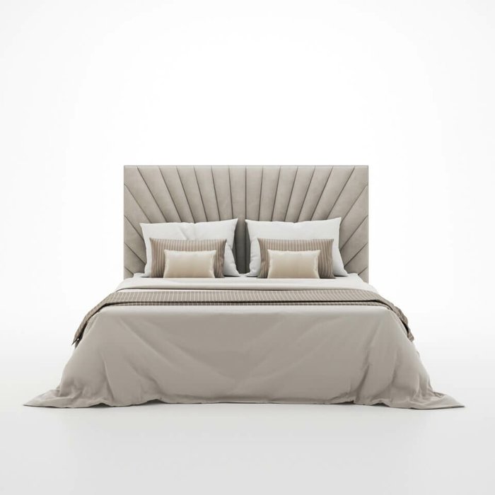 Кровать Deco 160х200 светло-серого цвета - купить Кровати для спальни по цене 99900.0