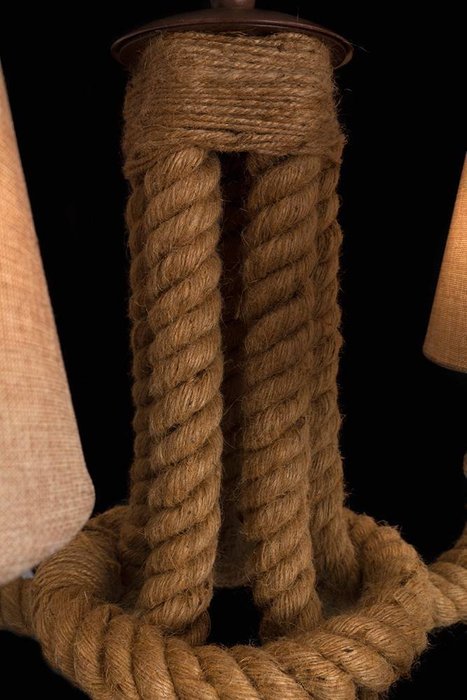 Подвесная люстра ARTE LAMP "Corda" в кантри стиле - лучшие Подвесные люстры в INMYROOM