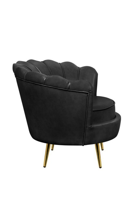 Кресло Pearl черного цвета - лучшие Интерьерные кресла в INMYROOM