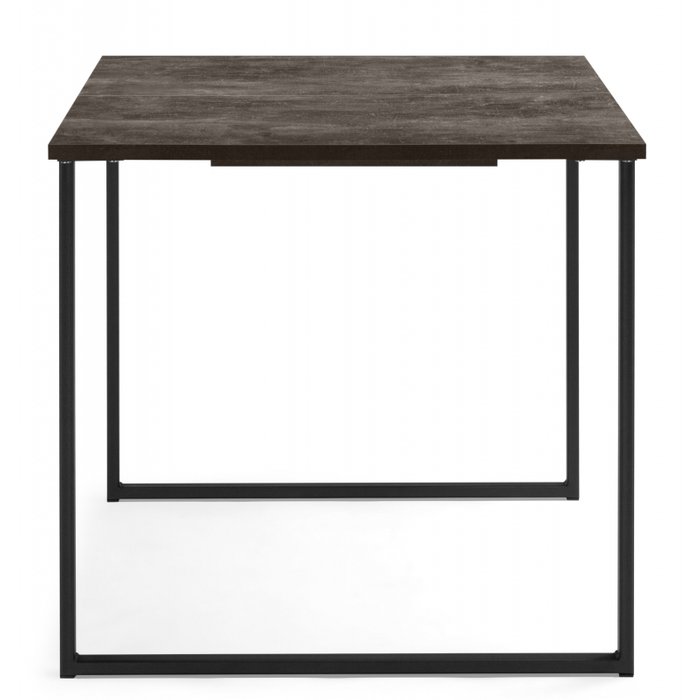 Раздвижной обеденный стол Лиман 117 серо-черного цвета - лучшие Обеденные столы в INMYROOM Раздвижной обеденный стол Лиман 117 серо-черного цвета - лучшие Обеденные столы в INMYROOM