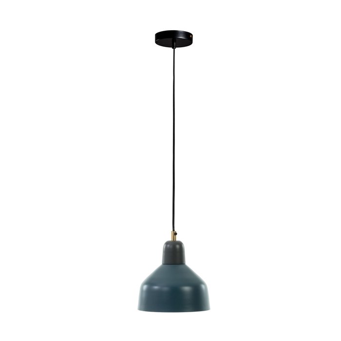 Подвесной светильник Olimpia с плафоном из металла синего цвета