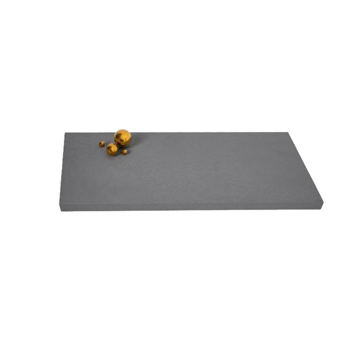 Декоративная подставка Aurora Tray Rectangular серого цвета   