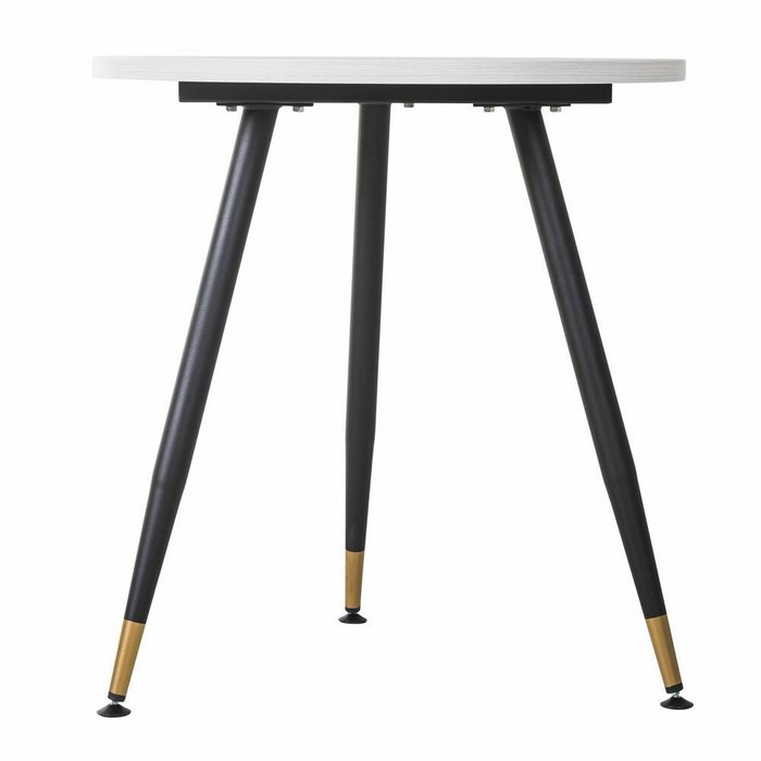 Стол обеденный Месси D70 бело-черного цвета - лучшие Обеденные столы в INMYROOM