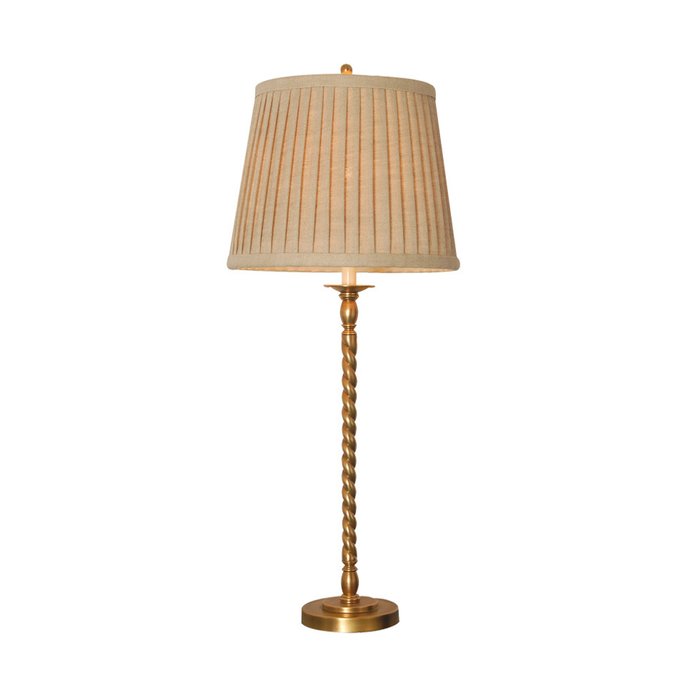 Настольная лампа Norma с бежевым абажуром 