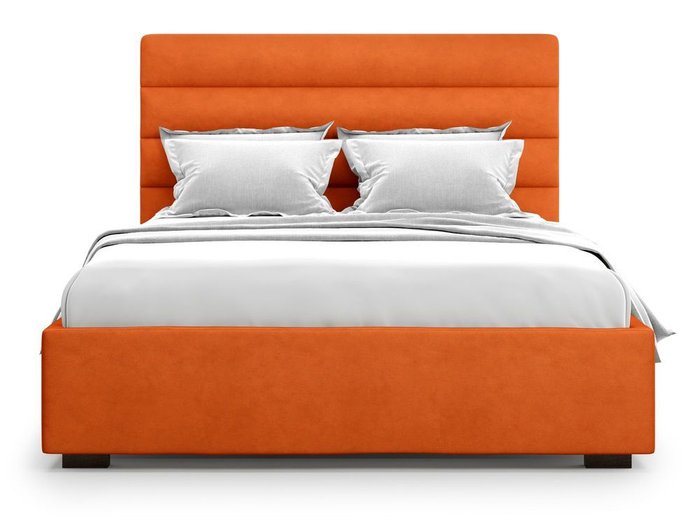 Кровать с подъемным механизмом Karezza 180х200 оранжевого цвета - купить Кровати для спальни по цене 45000.0