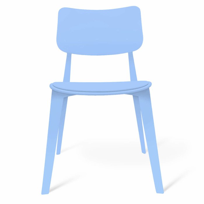 Стул Manfred голубого цвета - лучшие Обеденные стулья в INMYROOM