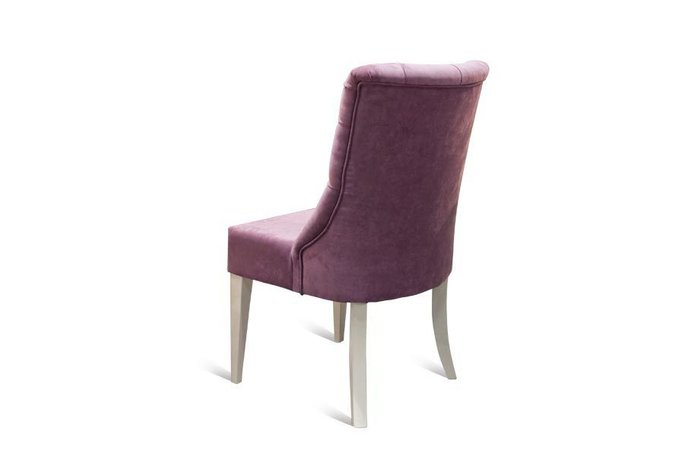 Кресло Шейл фиолетового цвета на белых ножках - купить Интерьерные кресла по цене 18168.0