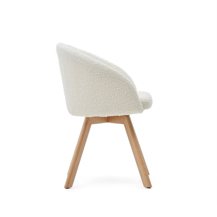 Стул вращающийся Marvin белого цвета - купить Обеденные стулья по цене 47990.0