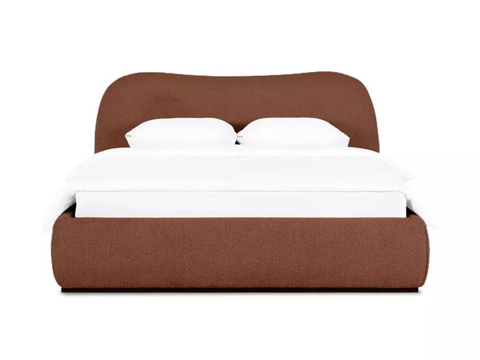 Кровать Patti 160х200 коричневого цвета без подъемного механизма - купить Кровати для спальни по цене 100980.0