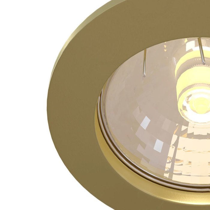 Встраиваемый светильник Metal Modern золотого цвета - купить Встраиваемые споты по цене 250.0