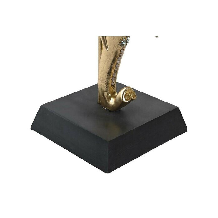 Декоративная фигура Чёрный Позолоченный Слон Колониальный 43 x 22 x 55,5 cm - купить Фигуры и статуэтки по цене 18155.0