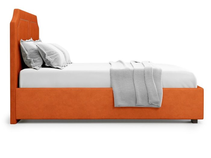 Кровать с подъемным механизмом Lago 140х200 оранжевого цвета - лучшие Кровати для спальни в INMYROOM