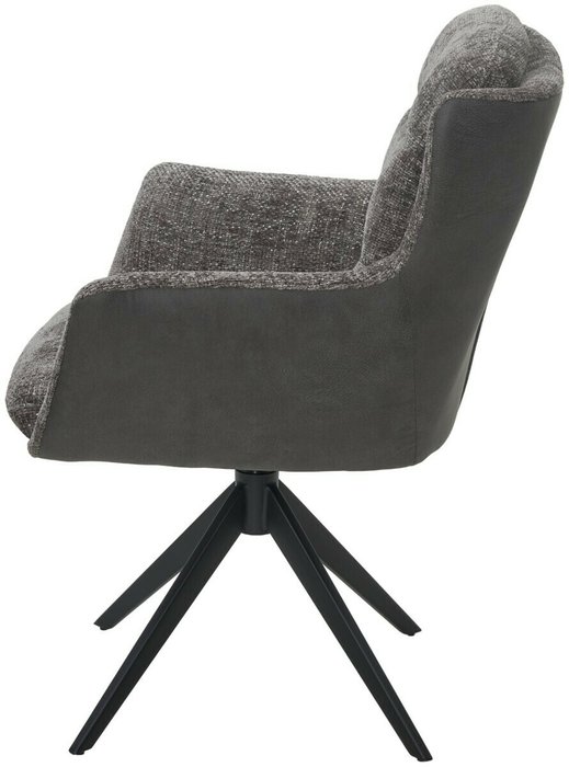 Стул Garland вращающийся серого цвета - лучшие Обеденные стулья в INMYROOM