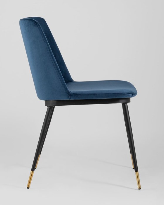 Стул Мелисса синего цвета  - лучшие Обеденные стулья в INMYROOM