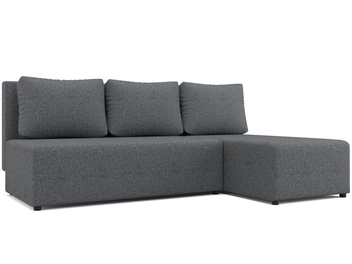 Угловой диван-кровать Консул серого цвета