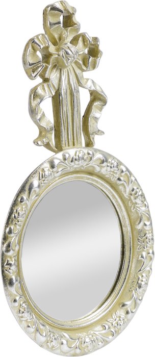 Зеркало настенное серебристого цвета - купить Настенные зеркала по цене 2584.0
