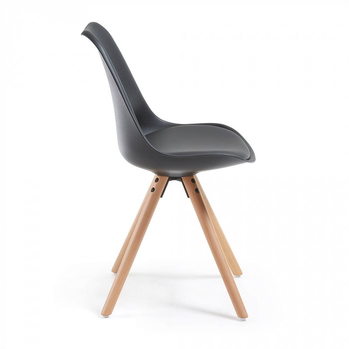 Набор из четырех стульев Lars черного цвета - купить Обеденные стулья по цене 37960.0