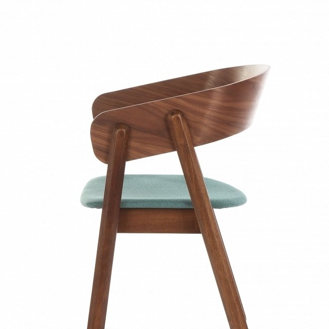 Стул Devlin с сидением бирюзового цвета - лучшие Обеденные стулья в INMYROOM
