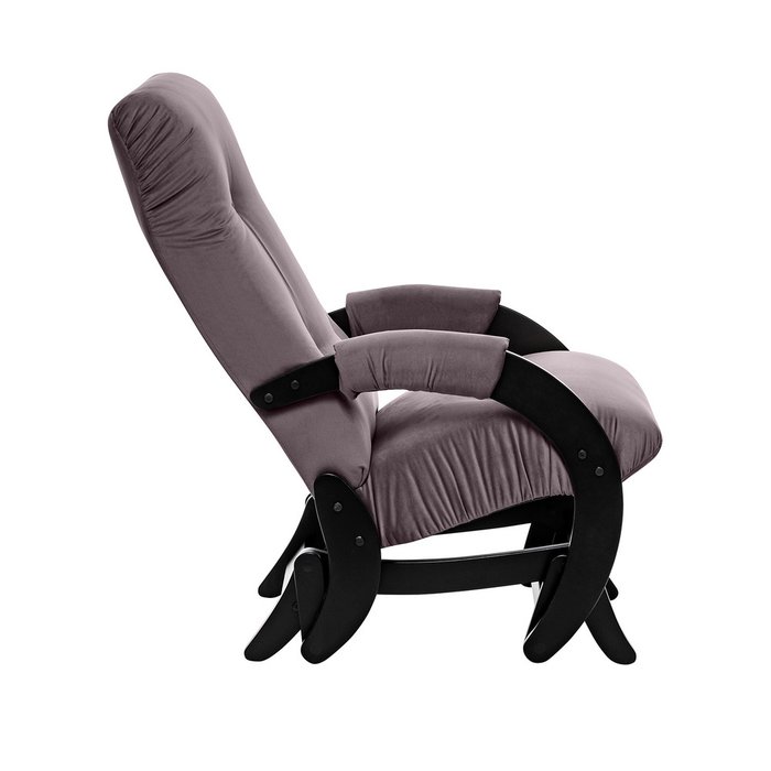 Кресло-качалка Модель 68 коричнево-лилового цвета - лучшие Интерьерные кресла в INMYROOM