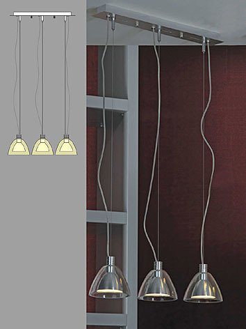 Подвесной светильник Lussole Voltri в современном стиле - купить Подвесные люстры по цене 4480.0