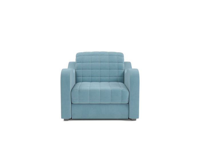 Кресло-кровать Барон 4 голубого цвета - купить Интерьерные кресла по цене 27390.0