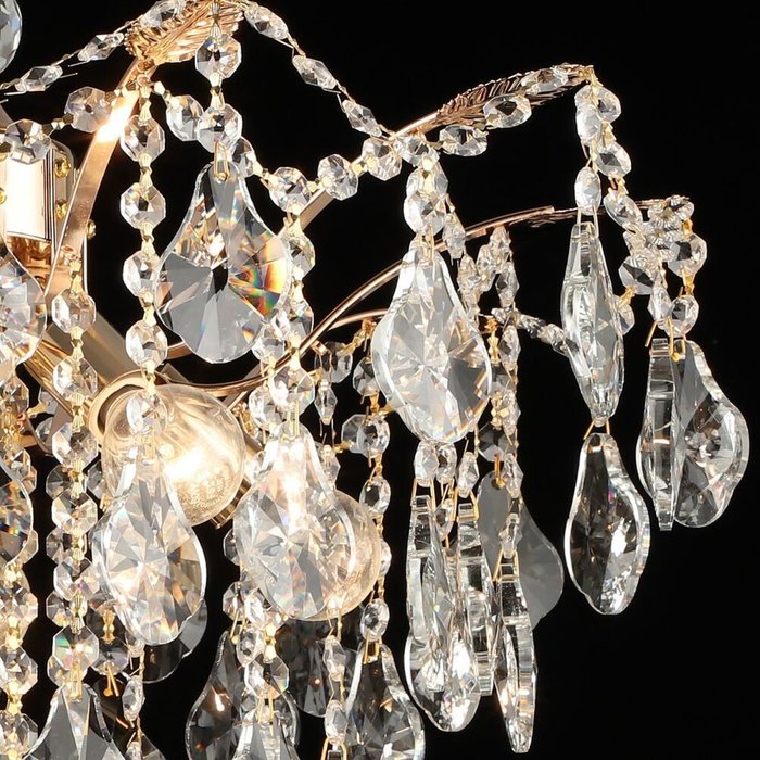 Хрустальная люстра 87720-0.3-05 FGD (хрусталь, цвет прозрачный) - купить Потолочные люстры по цене 9535
