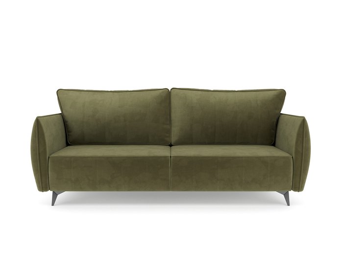 Прямой диван-кровать Осло зеленого цвета - купить Прямые диваны по цене 41790.0