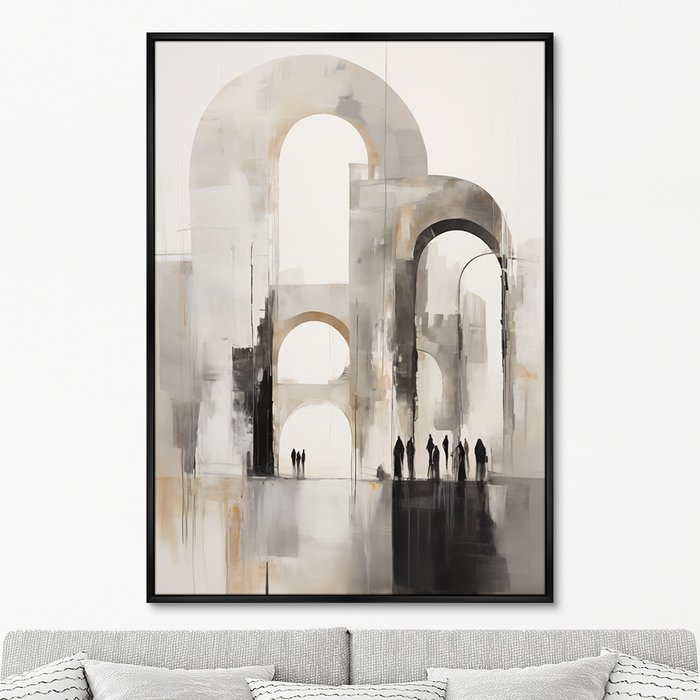 Репродукция картины Graceful arches, No 2, 2024г. - купить Картины по цене 24999.0