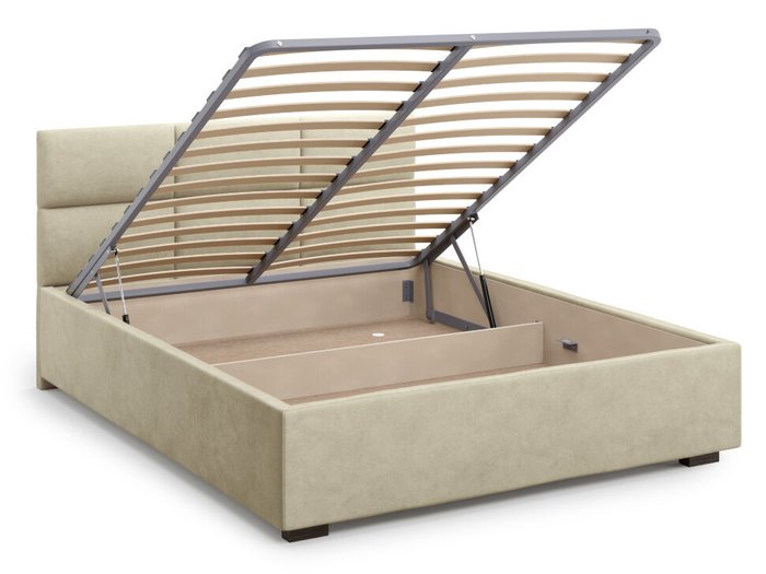 Кровать Bolsena 160х200 бежевого цвета с подъемным механизмом  - лучшие Кровати для спальни в INMYROOM