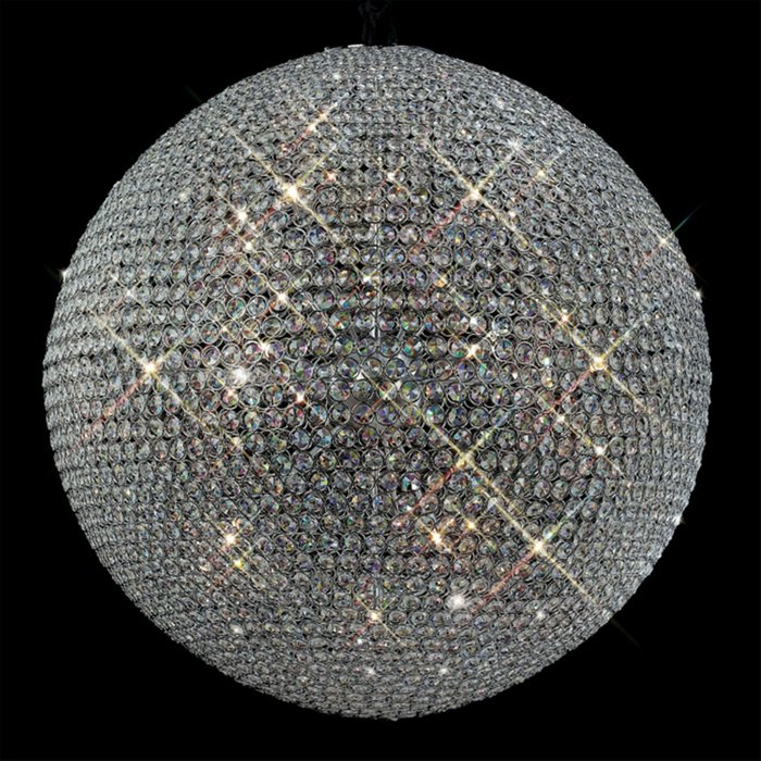 Подвесной светильник Mantra "Crystal" с декоративным плафоном из хрусталя в виде шара - купить Подвесные люстры по цене 73986.0