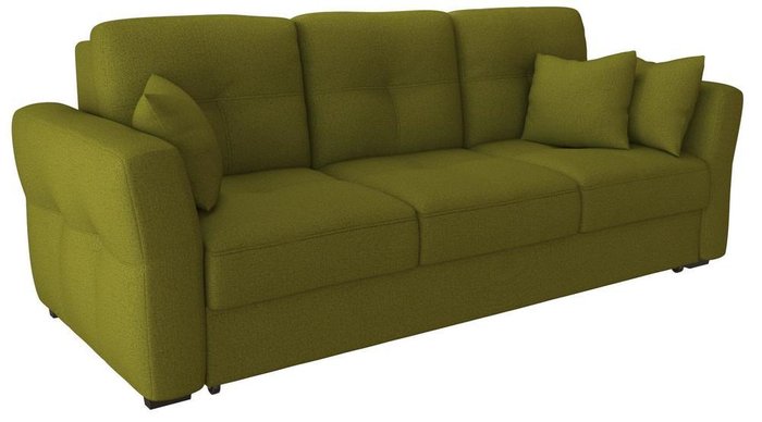 Диван-кровать прямой Манхеттен Green зеленого цвета