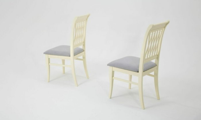 Набор из двух стульев Рич серо-бежевого цвета  - лучшие Обеденные стулья в INMYROOM