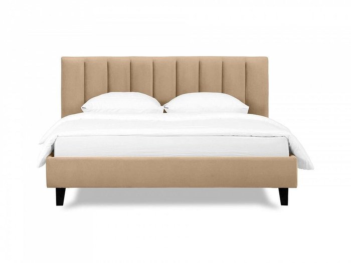 Кровать Queen II Sofia L 160х200 светло-коричневого цвета - купить Кровати для спальни по цене 63720.0