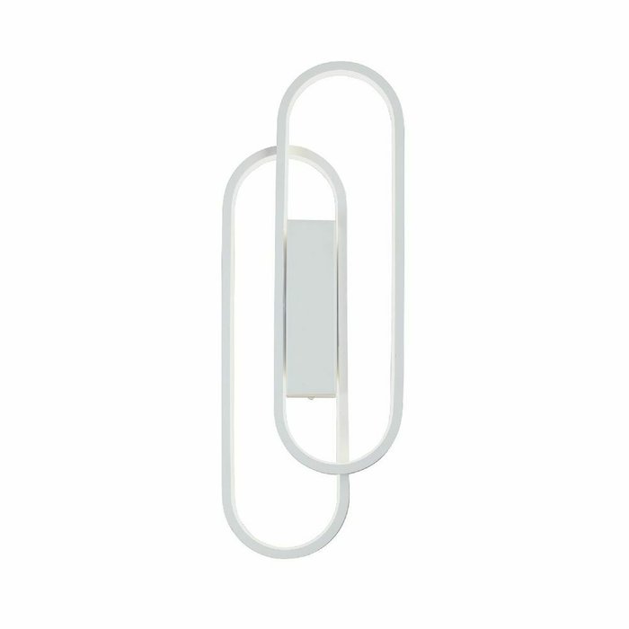 Настенный светильник V3042-0/2A (металл, цвет белый) - купить Бра и настенные светильники по цене 7680.0