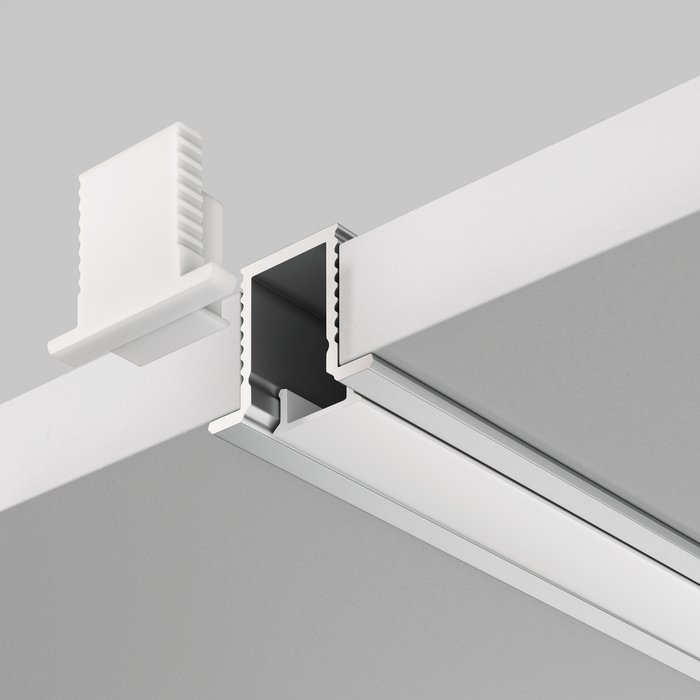 Алюминиевый профиль к светодиодной ленте встраиваемый 1.2x0.9 - лучшие Профили для светодиодных лент в INMYROOM